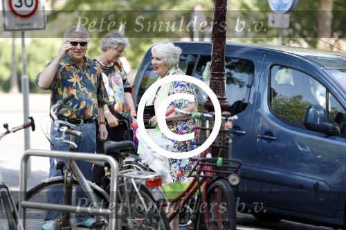 Amsterdam 3 juni 2017 
Xaviera Hollander met haar man Philip de Haan in Amsterdam