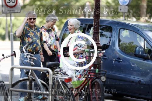 Amsterdam 3 juni 2017 
Xaviera Hollander met haar man Philip de Haan in Amsterdam