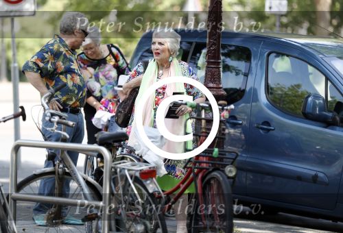 Amsterdam 3 juni 2017 
Xaviera Hollander met haar man Philip de Haan in Amsterdam