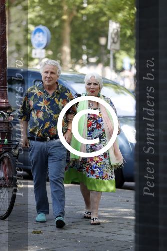 Amsterdam 3 juni 2017 
Xaviera Hollander met haar man Philip de Haan in Amsterdam