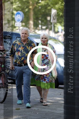 Amsterdam 3 juni 2017 
Xaviera Hollander met haar man Philip de Haan in Amsterdam
