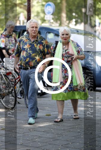 Amsterdam 3 juni 2017 
Xaviera Hollander met haar man Philip de Haan in Amsterdam