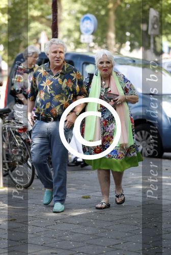 Amsterdam 3 juni 2017 
Xaviera Hollander met haar man Philip de Haan in Amsterdam