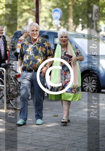 Amsterdam 3 juni 2017 
Xaviera Hollander met haar man Philip de Haan in Amsterdam