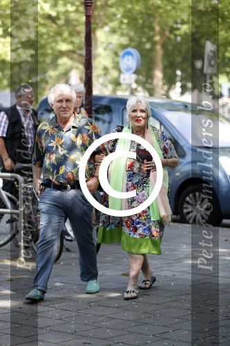 Amsterdam 3 juni 2017 
Xaviera Hollander met haar man Philip de Haan in Amsterdam