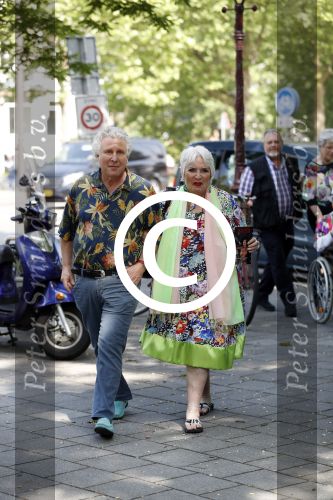 Amsterdam 3 juni 2017 
Xaviera Hollander met haar man Philip de Haan in Amsterdam