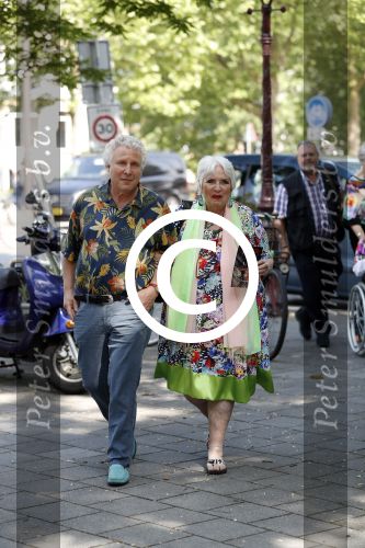 Amsterdam 3 juni 2017 
Xaviera Hollander met haar man Philip de Haan in Amsterdam