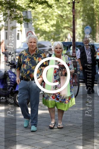 Amsterdam 3 juni 2017 
Xaviera Hollander met haar man Philip de Haan in Amsterdam