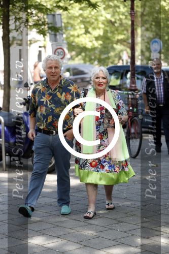 Amsterdam 3 juni 2017 
Xaviera Hollander met haar man Philip de Haan in Amsterdam