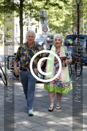 Amsterdam 3 juni 2017 
Xaviera Hollander met haar man Philip de Haan in Amsterdam