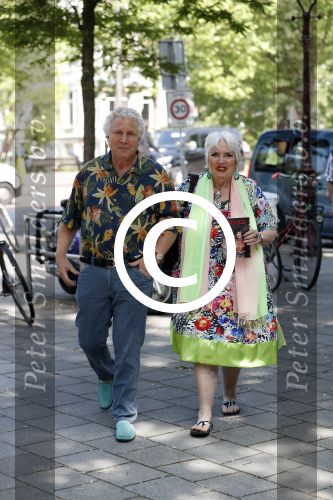 Amsterdam 3 juni 2017 
Xaviera Hollander met haar man Philip de Haan in Amsterdam