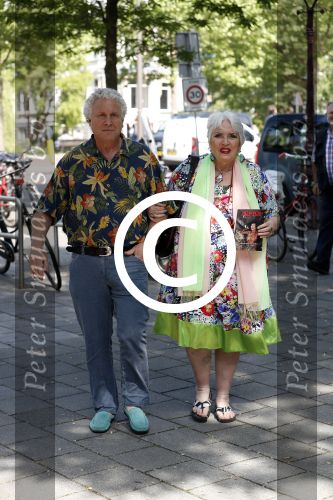 Amsterdam 3 juni 2017 
Xaviera Hollander met haar man Philip de Haan in Amsterdam