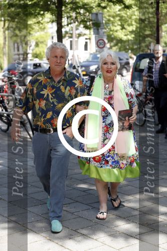 Amsterdam 3 juni 2017 
Xaviera Hollander met haar man Philip de Haan in Amsterdam