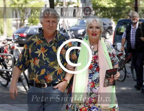 Amsterdam 3 juni 2017 
Xaviera Hollander met haar man Philip de Haan in Amsterdam