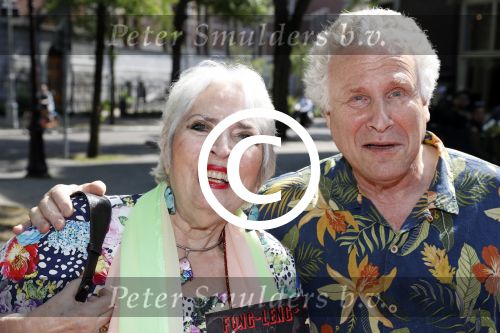 Amsterdam 3 juni 2017 
Xaviera Hollander met haar man Philip de Haan in Amsterdam