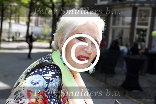 Amsterdam 3 juni 2017 
Xaviera Hollander met haar man Philip de Haan in Amsterdam