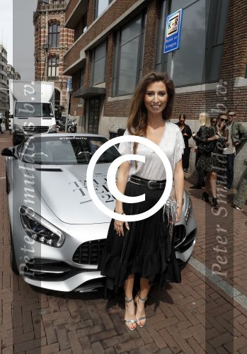 Amsterdam 8 juni 2017 
Talkies terras awards in het W hotel. Xelly Cabau v Kasbergen met Kristina Bozilovic