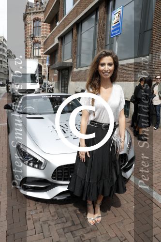 Amsterdam 8 juni 2017 
Talkies terras awards in het W hotel. Xelly Cabau v Kasbergen met Kristina Bozilovic
