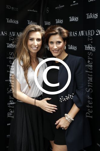Amsterdam 8 juni 2017 
Talkies terras awards in het W hotel. Xelly Cabau v Kasbergen met Kristina Bozilovic