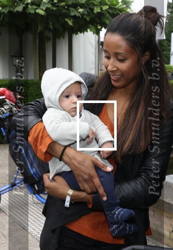 Tilburg, 2 Juni 2018 GC Prise d\'Eau
Legends Golf Trophy
Airen Mylene en vriend Taeke Taekema en zoontje Bodhi Doeke Taekema
