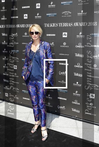 Amsterdam 7 juni 2018
Talkies terras award bij sushisamba in Amsterdam. Anouk Smulders