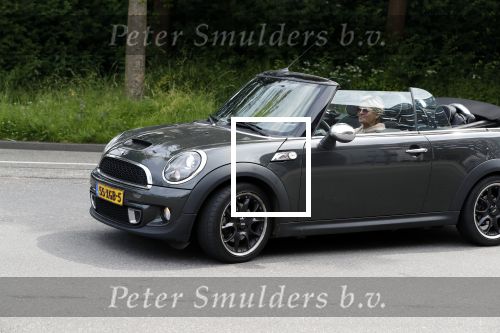 Amsterdam 1 juni 2018
Caroline Tensen in haar mini cooper cabrio.