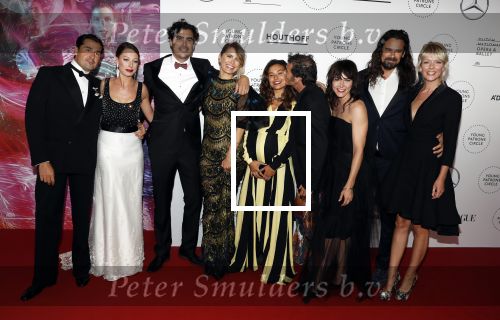 Amsterdam 1 juni 2018
Premiere Nationaal ballet in stopera. Charlie Chan Dagelet (zwanger) en Job Reuten, Hanna Verboom, Ralph Nauta en Margriet Planting en Wende Snijders