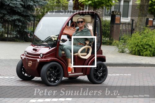 Amsterdam 5 juni 2018
Connie Witteman in haar nieuwe Biro Karretje