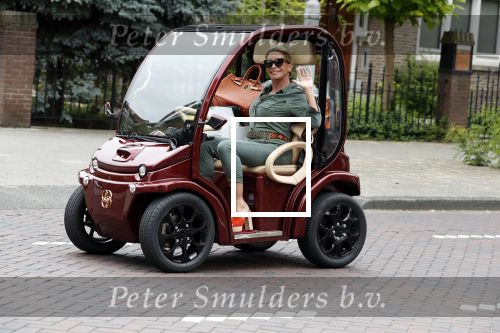 Amsterdam 5 juni 2018
Connie Witteman in haar nieuwe Biro Karretje
