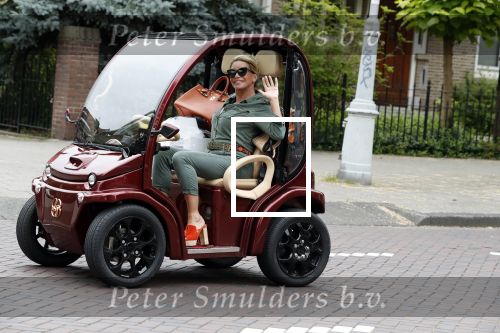 Amsterdam 5 juni 2018
Connie Witteman in haar nieuwe Biro Karretje