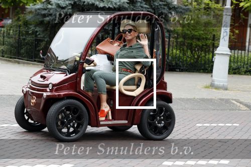 Amsterdam 5 juni 2018
Connie Witteman in haar nieuwe Biro Karretje