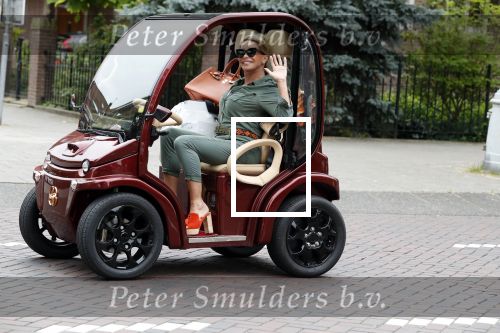 Amsterdam 5 juni 2018
Connie Witteman in haar nieuwe Biro Karretje