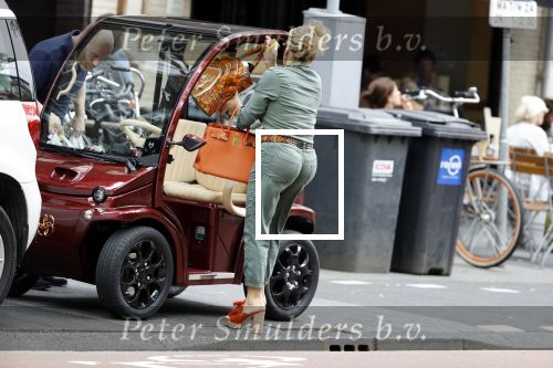Amsterdam 5 juni 2018
Connie Witteman in haar nieuwe Biro Karretje