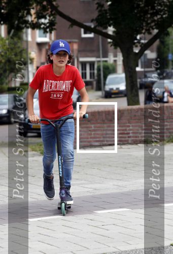 Amsterdam 23 mei 2018
Daniel de Vries op zijn step
