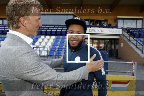 Katwijk 14 mei 2018
Boekpresentatie Dirk Kuyt in aanwezigheid van zijn kinderen en vrouw Gertrude. Dirk en Tony Vilhaena