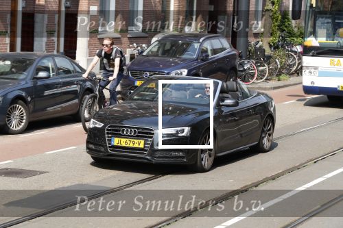 Amsterdam 29 mei 2018
Dirk Zeelenberg met kinderen in audi A5 cabrio.