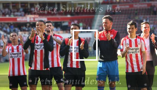 Eindhoven, 6 Mei 2018 Laatste kompetitiewedstrijd PSV-FC Groningen, eindstand 0-0.
