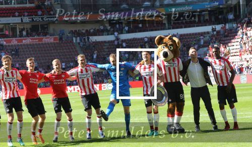 Eindhoven, 6 Mei 2018 Laatste kompetitiewedstrijd PSV-FC Groningen, eindstand 0-0.