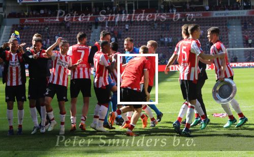Eindhoven, 6 Mei 2018 Laatste kompetitiewedstrijd PSV-FC Groningen, eindstand 0-0.