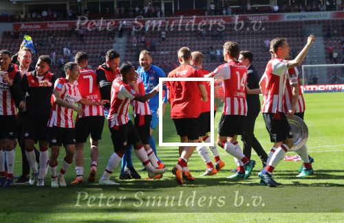 Eindhoven, 6 Mei 2018 Laatste kompetitiewedstrijd PSV-FC Groningen, eindstand 0-0.
