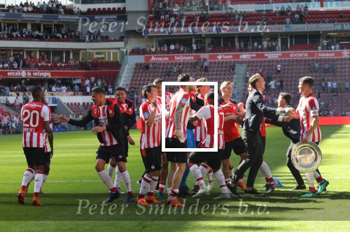 Eindhoven, 6 Mei 2018 Laatste kompetitiewedstrijd PSV-FC Groningen, eindstand 0-0.