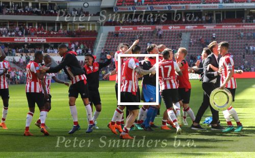Eindhoven, 6 Mei 2018 Laatste kompetitiewedstrijd PSV-FC Groningen, eindstand 0-0.