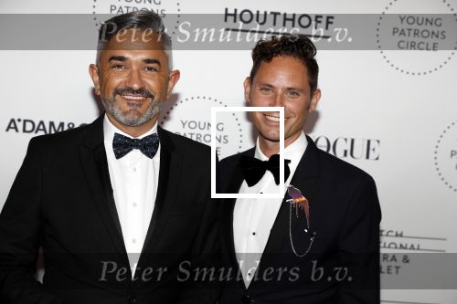 Amsterdam 1 juni 2018
Premiere Nationaal ballet in stopera.  Edwin Oudshoorn (rechts) met partner Nick Lynch