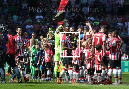 Eindhoven, 6 Mei 2018 
Laatste kompetitiewedstrijd PSV-FC Groningen, eindstand 0-0