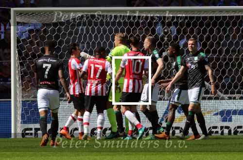 Eindhoven, 6 Mei 2018 
Laatste kompetitiewedstrijd PSV-FC Groningen, eindstand 0-0