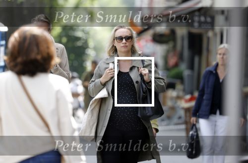 Amsterdam 5 juni 2018
Eva Jinek zwanger op de beethovenstraat.
