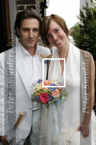 Aarle Rixtel 20 augustus 2005
Trouwen Nienke Romer met Frederik Brom.
kussend
Peter Smulders bv