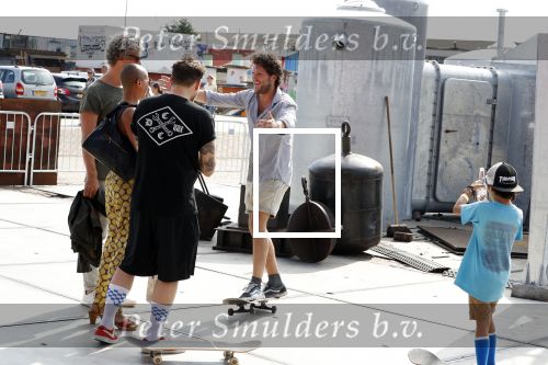 Amsterdam 31 mei 2018
Boekpresentatie Katja Schuurman ï¿½Katja was Hierï¿½ Freek v Noortwijk  op skateboard