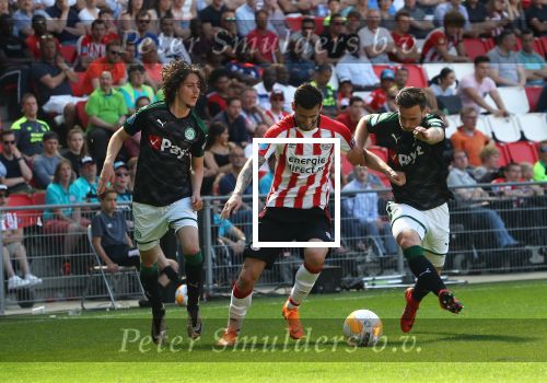 Eindhoven, 6 Mei 2018 
Laatste kompetitiewedstrijd PSV-FC Groningen, eindstand 0-0