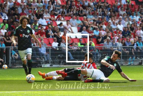 Eindhoven, 6 Mei 2018 
Laatste kompetitiewedstrijd PSV-FC Groningen, eindstand 0-0